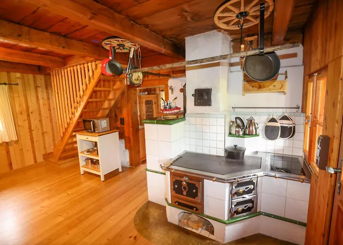 Chalet Weisse Wand Almen Schladming